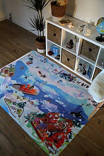 Детский развивающий 3D ковер АРКТИКА 86025