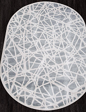 Ковер MIRANDA D967 BLUE-CREAM Овал