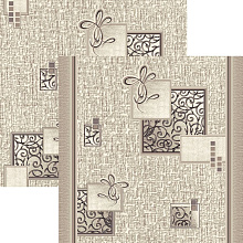 Ковровая дорожка принт 8-ми цветное полотно p1548a3p 100