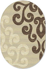 Рельефный ковер Soho 1727-15055 ОВАЛ