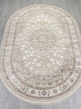 Ковер ZARINA A050B L.BEIGE / CREAM Овал