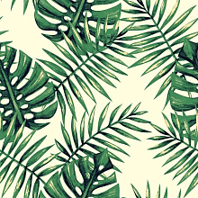 с цветами SCANDINAVIAN MONSTERA 6