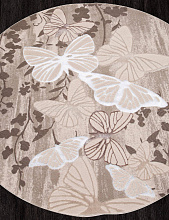 Ковер TEMPO 0156LA POLY IVORY / POLY IVORY Круг